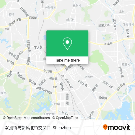 双拥街与新风北街交叉口 map