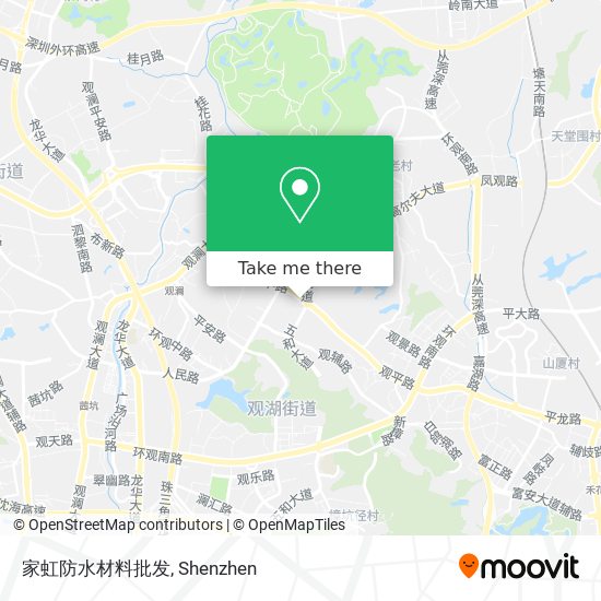家虹防水材料批发 map