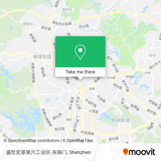 盛世宏基第六工业区-东南门 map