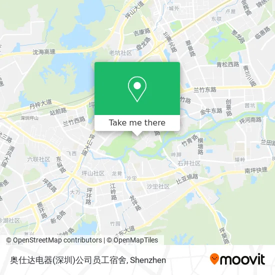 奥仕达电器(深圳)公司员工宿舍 map