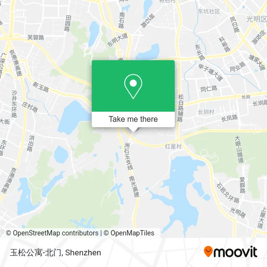 玉松公寓-北门 map