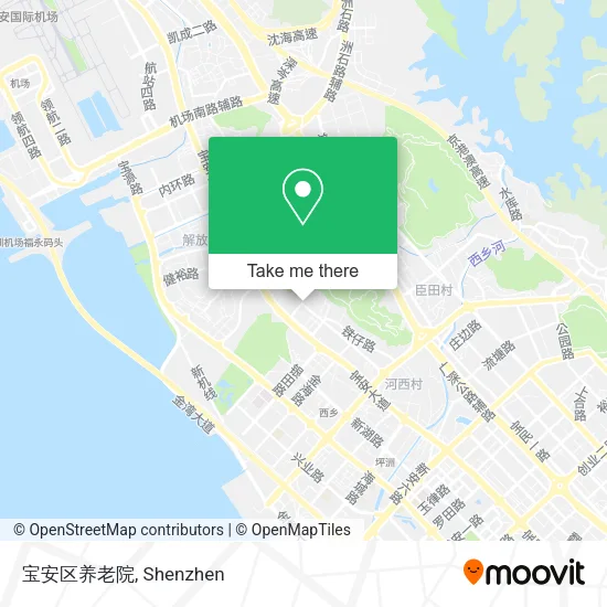 宝安区养老院 map