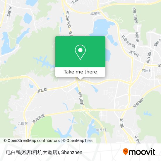 电白鸭粥店(料坑大道店) map