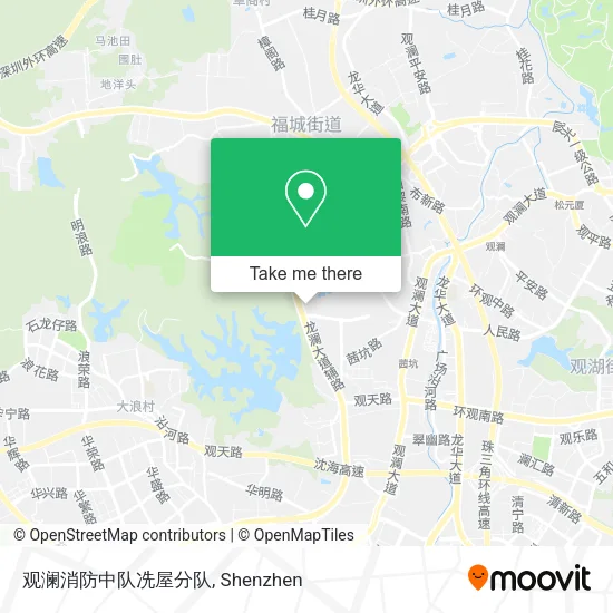 观澜消防中队冼屋分队 map