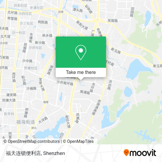 福天连锁便利店 map