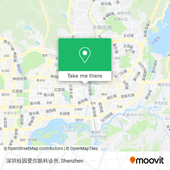 深圳桂园爱尔眼科诊所 map