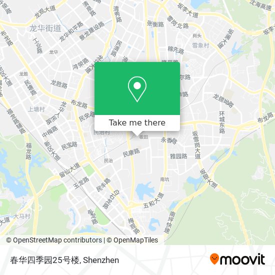 春华四季园25号楼 map