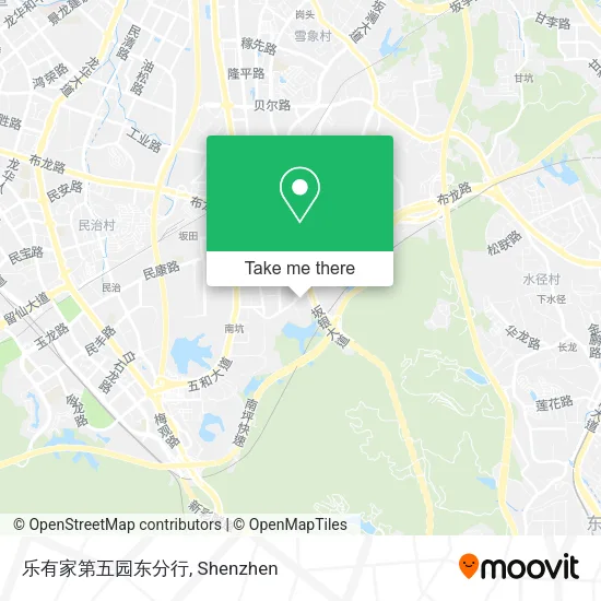 乐有家第五园东分行 map