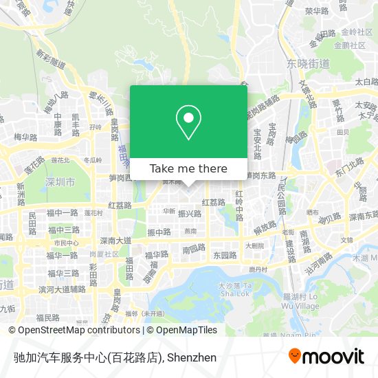 驰加汽车服务中心(百花路店) map