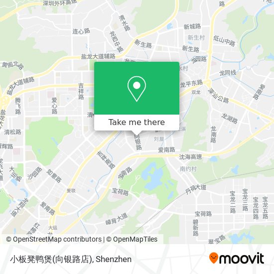 小板凳鸭煲(向银路店) map