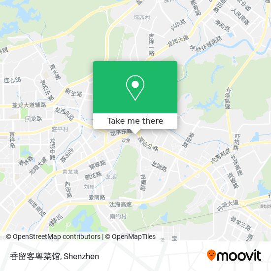 香留客粤菜馆 map