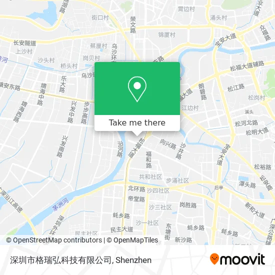 深圳市格瑞弘科技有限公司 map