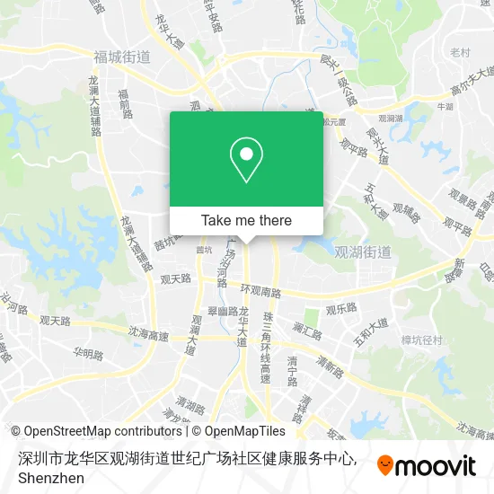 深圳市龙华区观湖街道世纪广场社区健康服务中心 map