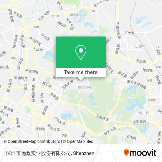 深圳市远鑫实业股份有限公司 map