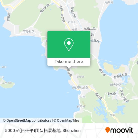 5000㎡(伍仟平)团队拓展基地 map