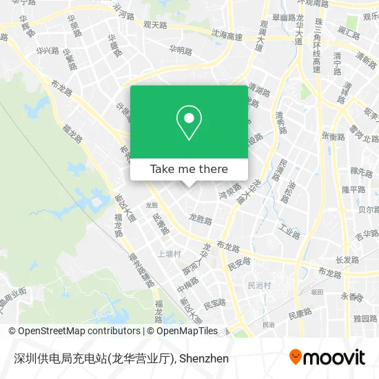 深圳供电局充电站(龙华营业厅) map