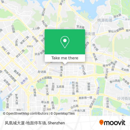 凤凰城大厦-地面停车场 map