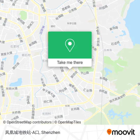 凤凰城地铁站-A口 map