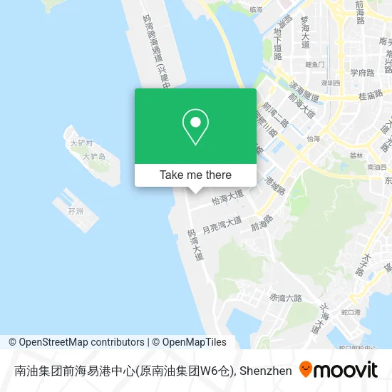 南油集团前海易港中心(原南油集团W6仓) map