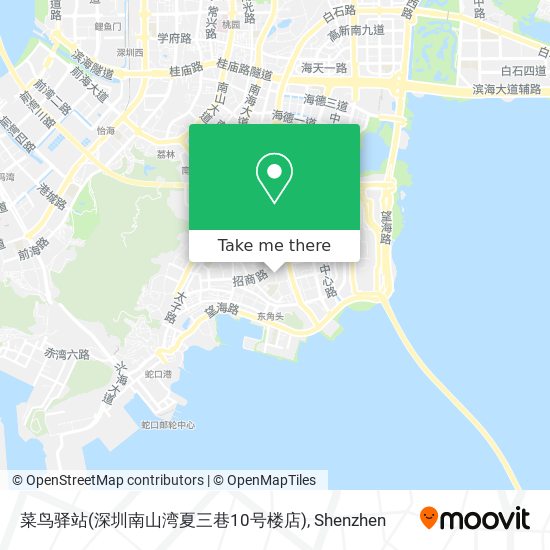 菜鸟驿站(深圳南山湾夏三巷10号楼店) map