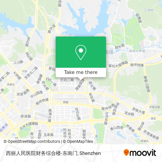 西丽人民医院财务综合楼-东南门 map