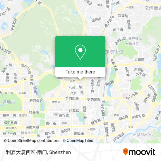 利嘉大厦西区-南门 map