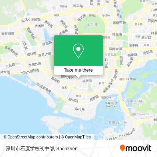 深圳市石厦学校初中部 map