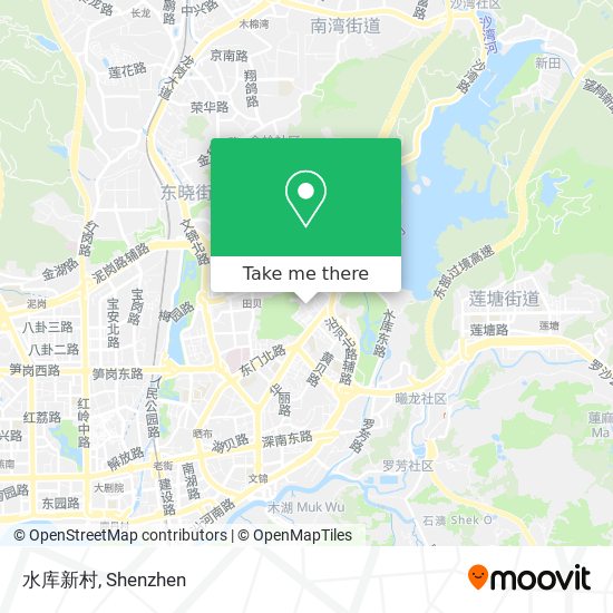 水库新村 map