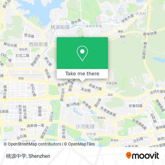桃源中学 map