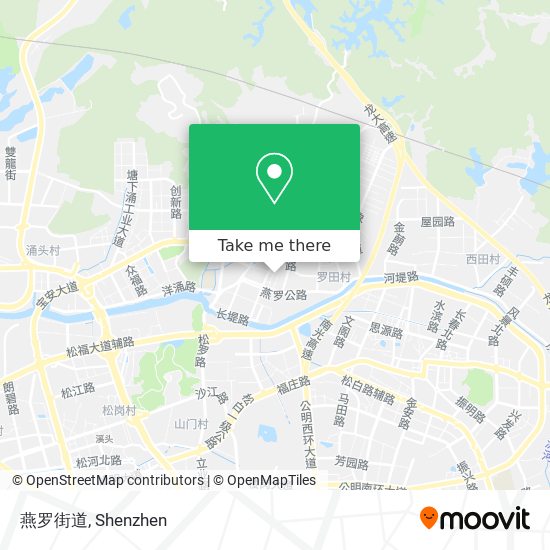 燕罗街道 map