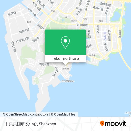 中集集团研发中心 map