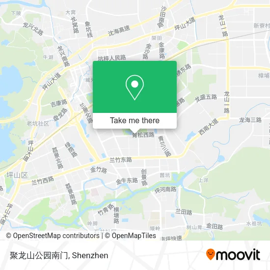 聚龙山公园南门 map