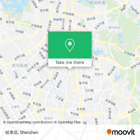 候車區 map
