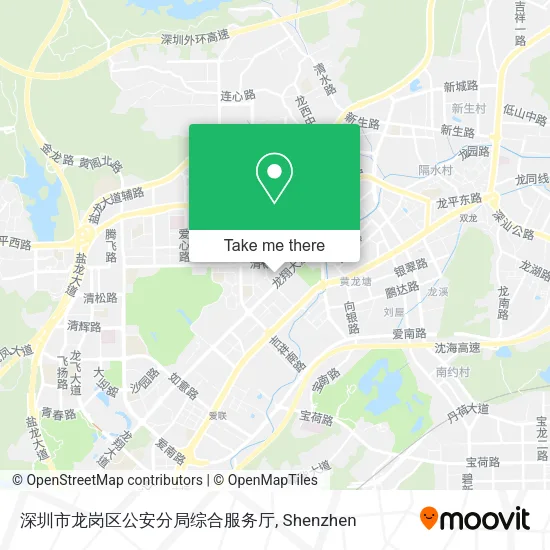 深圳市龙岗区公安分局综合服务厅 map