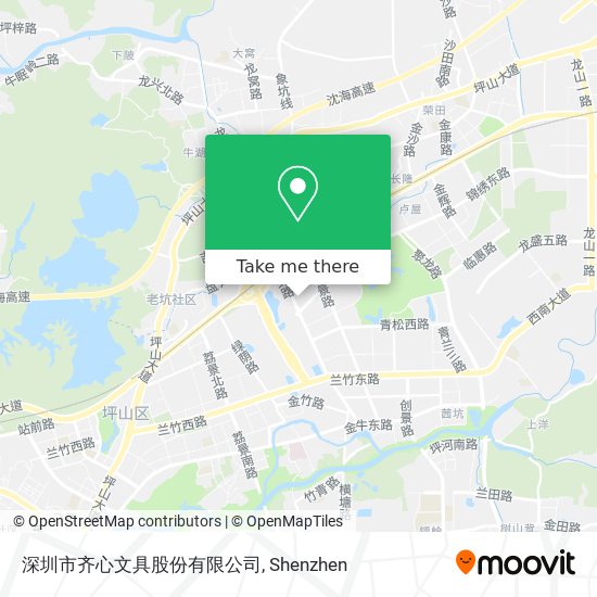 深圳市齐心文具股份有限公司 map