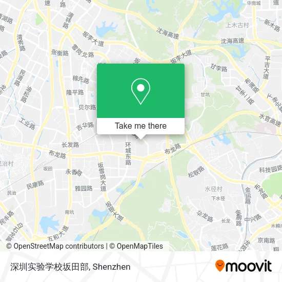 深圳实验学校坂田部 map