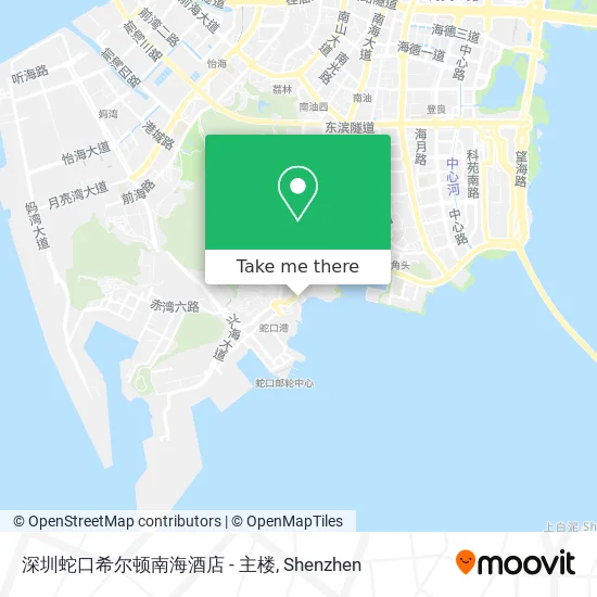 深圳蛇口希尔顿南海酒店 - 主楼 map