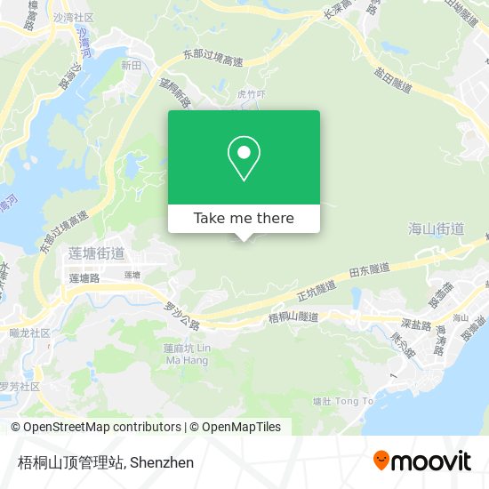 梧桐山顶管理站 map