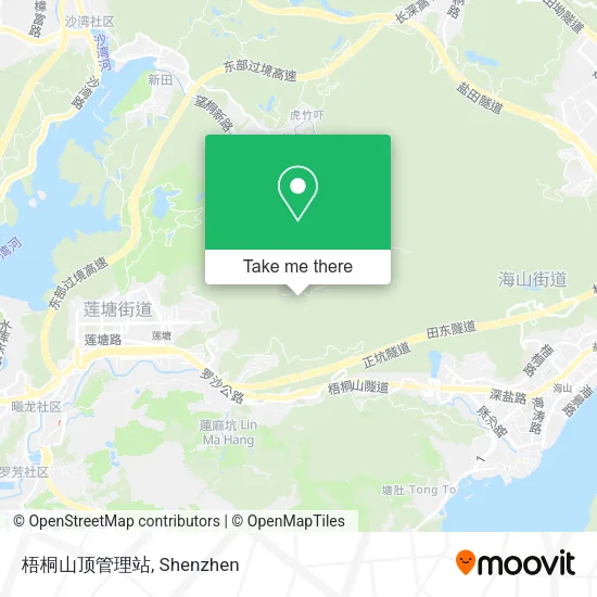 梧桐山顶管理站 map