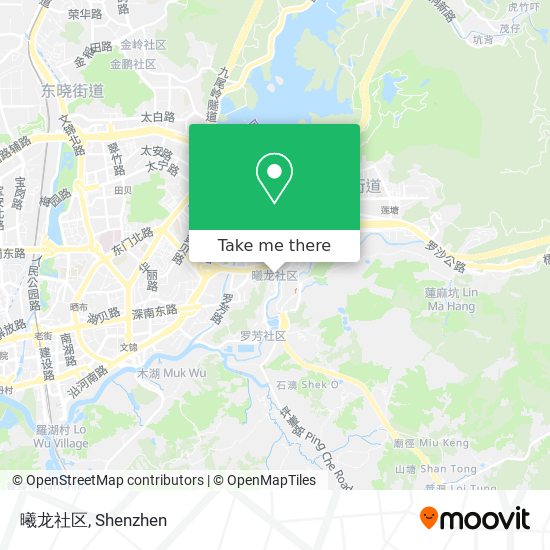 曦龙社区 map