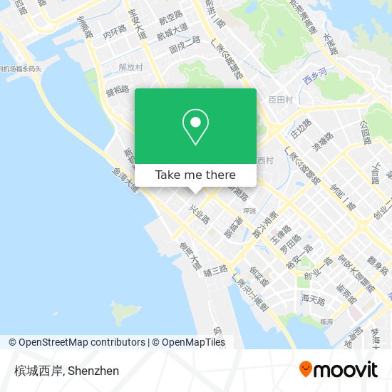 槟城西岸 map