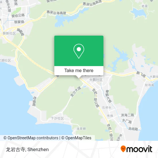 龙岩古寺 map