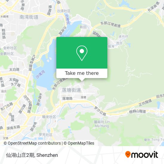 仙湖山庄2期 map