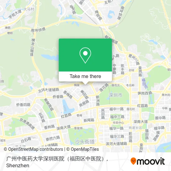 广州中医药大学深圳医院（福田区中医院） map