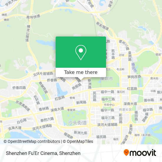 Shenzhen Fu'Er Cinema map