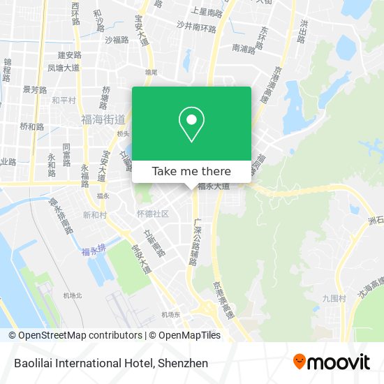 Baolilai International Hotel map