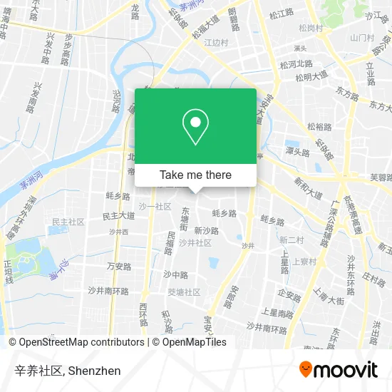 辛养社区 map