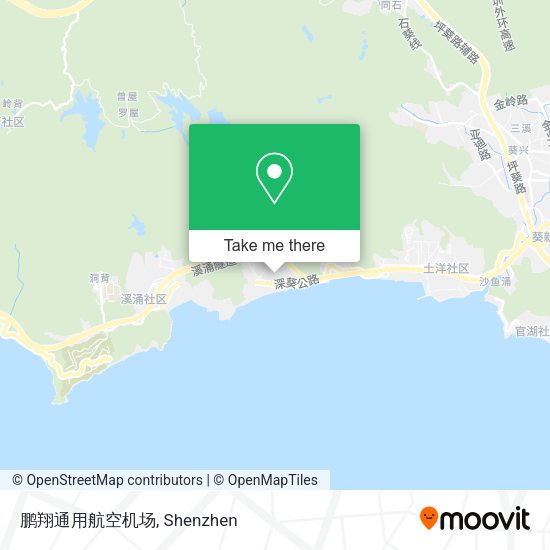 鹏翔通用航空机场 map