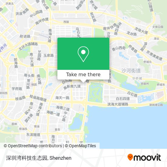深圳湾科技生态园 map
