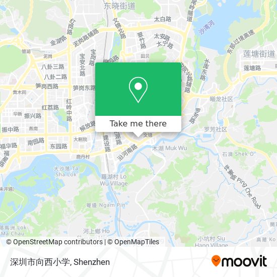 深圳市向西小学 map